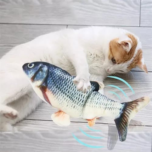 Juguete Eléctrico Para Gatos Pescado