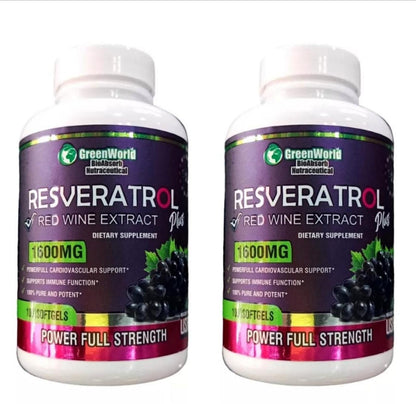 2 Und Resveratrol Green World Combo