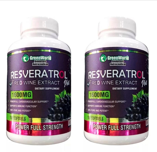 2 Und Resveratrol Green World Combo