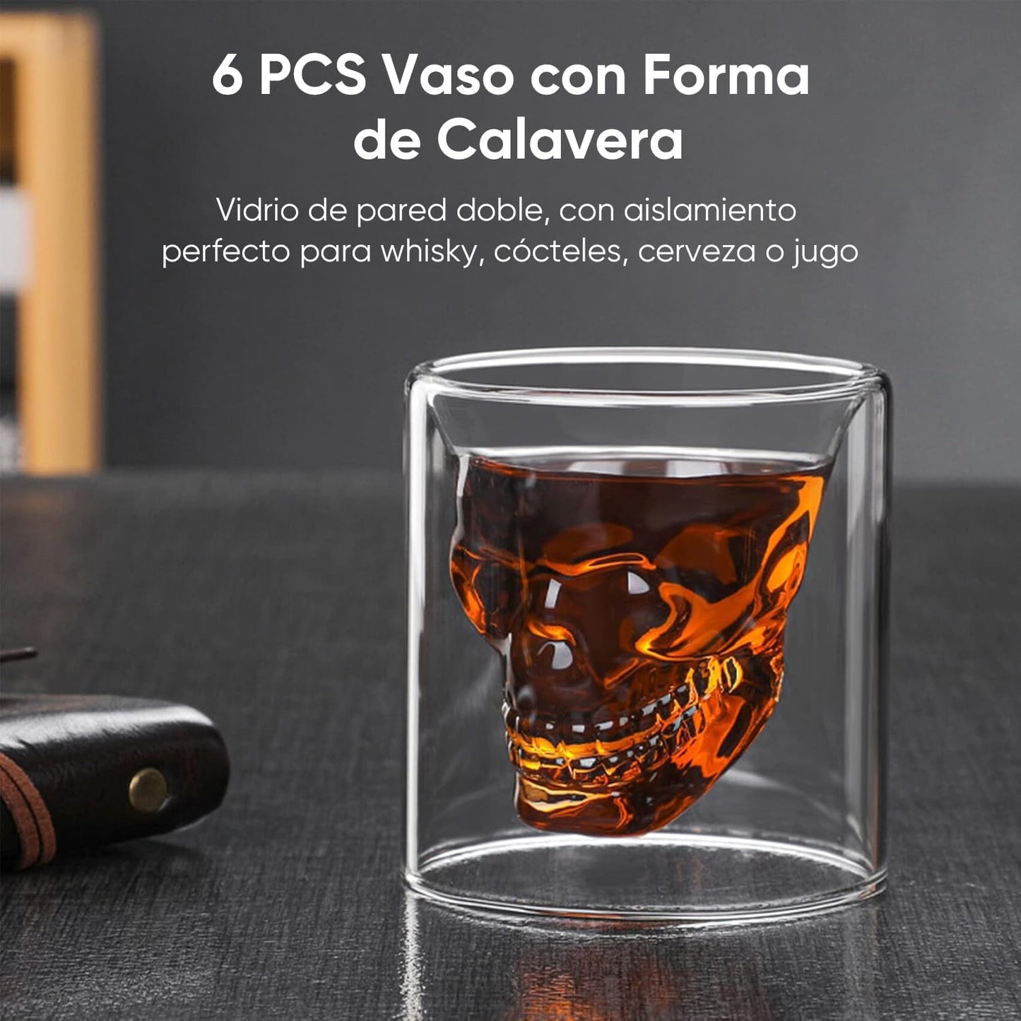 ElixirLicorera - Whiskera De Calavera Decantador