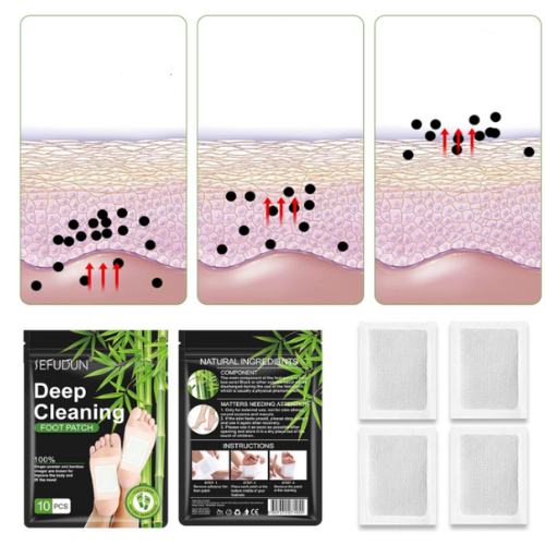 DetoxVital - Parche Pies Set X10 Pcs Deep Cleaning