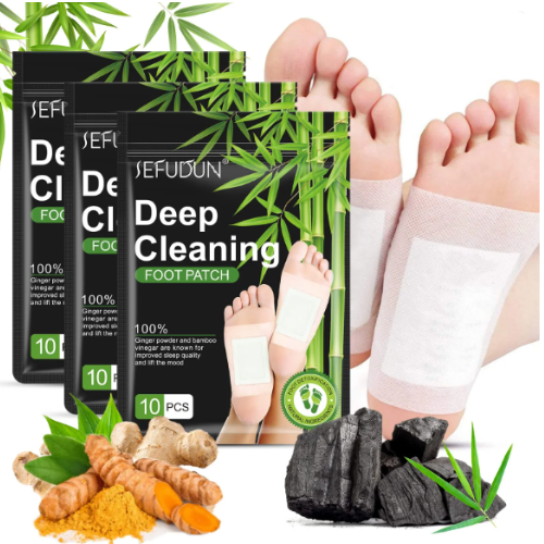 DetoxVital - Parche Pies Set X10 Pcs Deep Cleaning