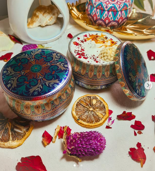 Set de Velas  x 4 - Aromaterapia  Antiestrés