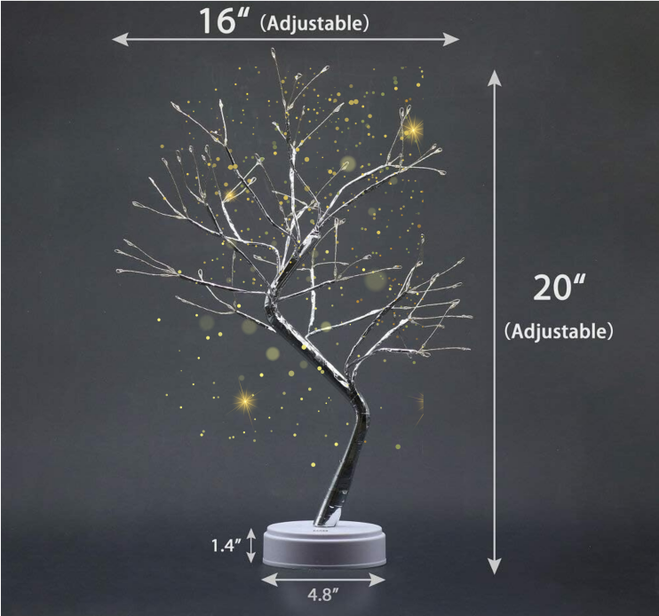LumiNest - Lampara Arbol Bonsai Led