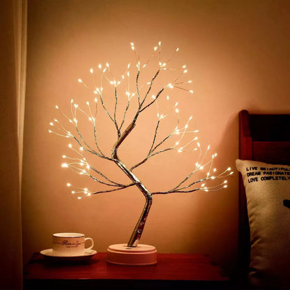 LumiNest - Lampara Arbol Bonsai Led