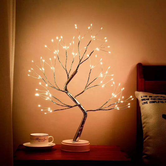 LumiNest - Lampara Arbol Bonsai Led