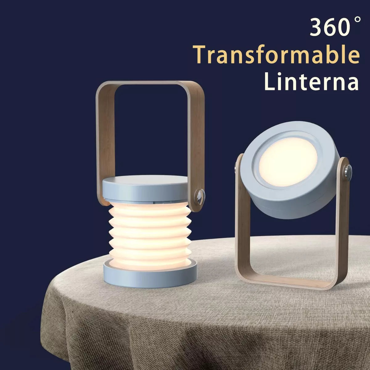 LuminaPower - Lampara Led Recargable Plegable