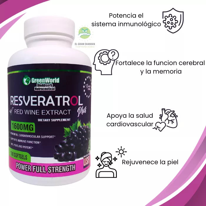 2 Und Resveratrol Green World Combo