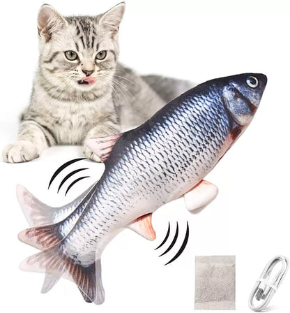 Juguete Eléctrico Para Gatos Pescado